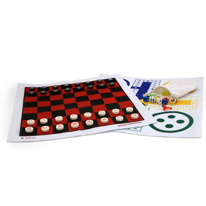 Triple Threat Playmat: Fun, Games, and Adventures All Rolled Into One.